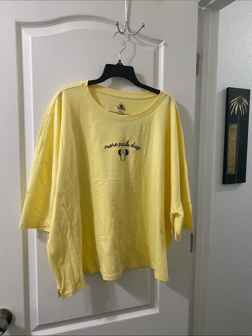 Yellow 'more park days' Oversized Tee